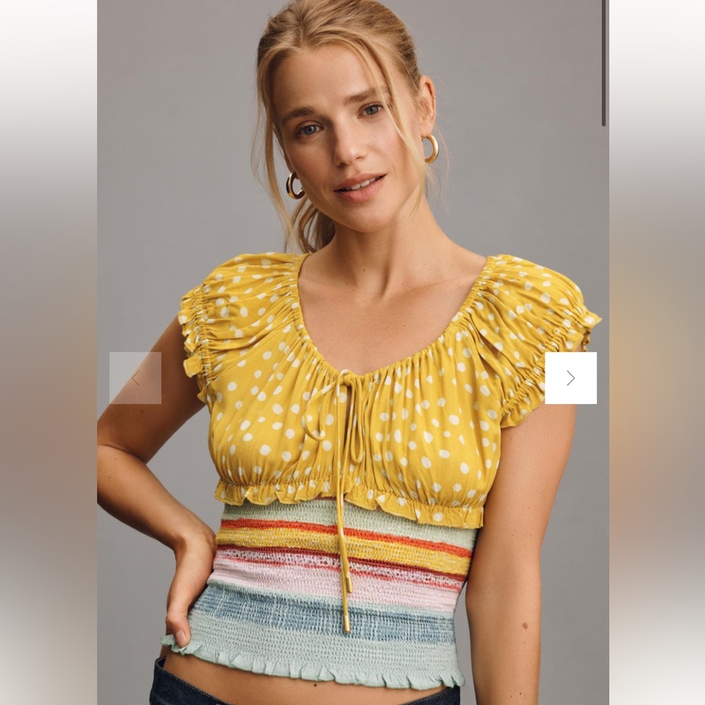 NWOT Anthropologie Top Large